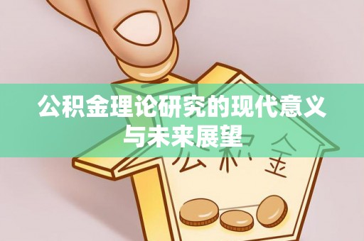 新平公积金理论研究的现代意义与未来展望
