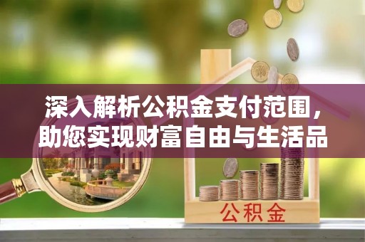 新平深入解析公积金支付范围，助您实现财富自由与生活品质提升