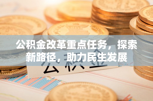新平公积金改革重点任务，探索新路径，助力民生发展