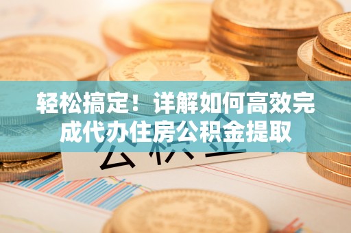 新平轻松搞定！详解如何高效完成代办住房公积金提取