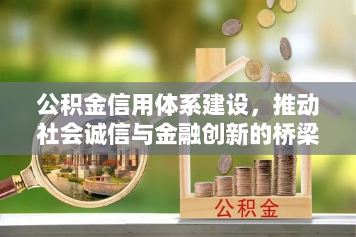新平公积金信用体系建设，推动社会诚信与金融创新的桥梁
