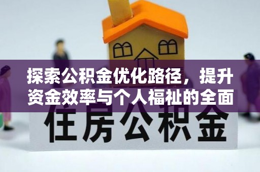 新平探索公积金优化路径，提升资金效率与个人福祉的全面解析