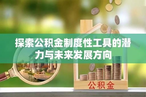新平探索公积金制度性工具的潜力与未来发展方向
