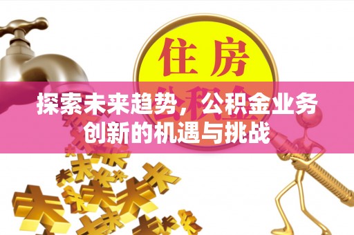 新平探索未来趋势，公积金业务创新的机遇与挑战