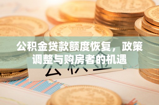 新平公积金贷款额度恢复，政策调整与购房者的机遇