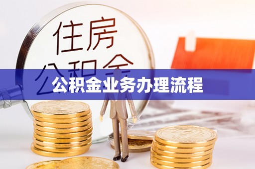 新平公积金业务办理流程