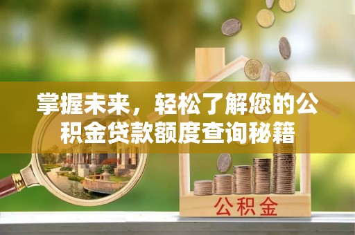 新平掌握未来，轻松了解您的公积金贷款额度查询秘籍