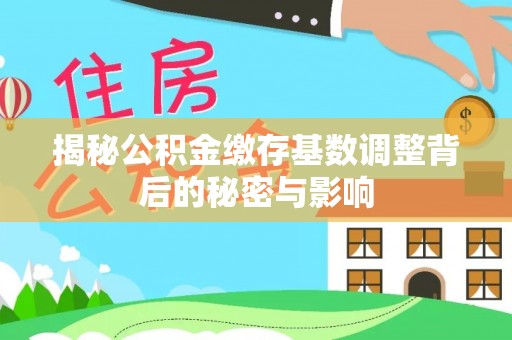 新平揭秘公积金缴存基数调整背后的秘密与影响
