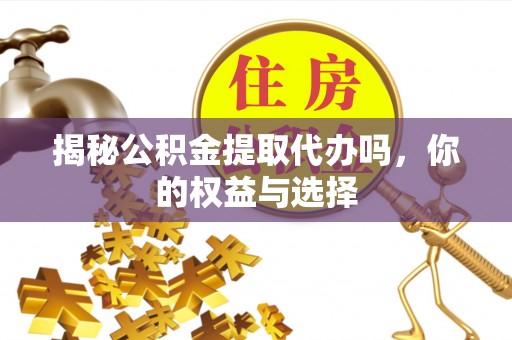 新平揭秘公积金提取代办吗，你的权益与选择