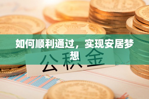 新平如何顺利通过，实现安居梦想