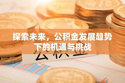 新平探索未来，公积金发展趋势下的机遇与挑战