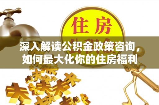 新平深入解读公积金政策咨询，如何最大化你的住房福利