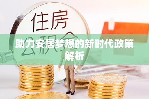新平助力安居梦想的新时代政策解析