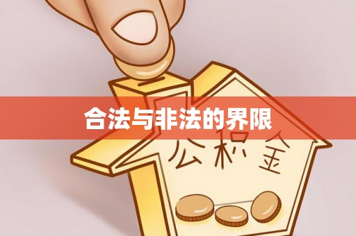 新平合法与非法的界限