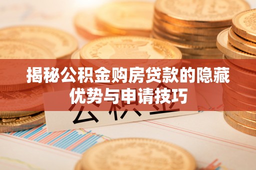 新平揭秘公积金购房贷款的隐藏优势与申请技巧