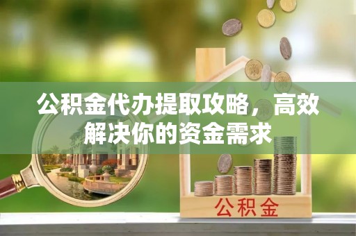 新平公积金代办提取攻略，高效解决你的资金需求