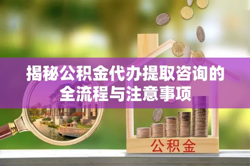 新平揭秘公积金代办提取咨询的全流程与注意事项