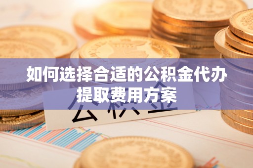 新平如何选择合适的公积金代办提取费用方案