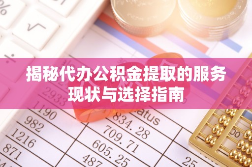 新平揭秘代办公积金提取的服务现状与选择指南