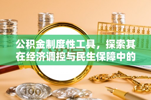 新平公积金制度性工具，探索其在经济调控与民生保障中的重要作用
