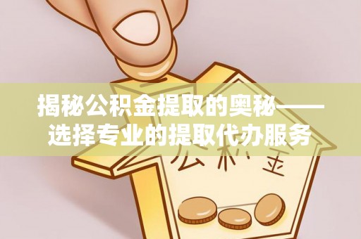 新平揭秘公积金提取的奥秘——选择专业的提取代办服务
