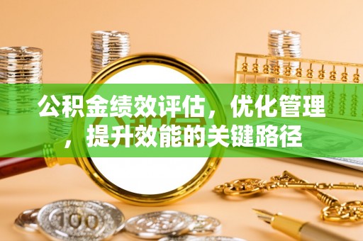 新平公积金绩效评估，优化管理，提升效能的关键路径