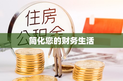 新平简化您的财务生活