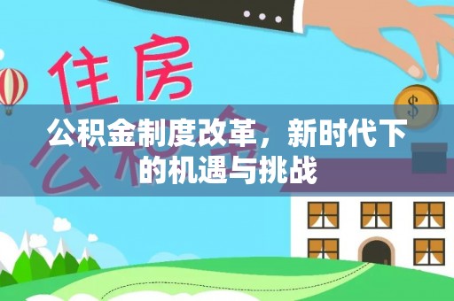 新平公积金制度改革，新时代下的机遇与挑战