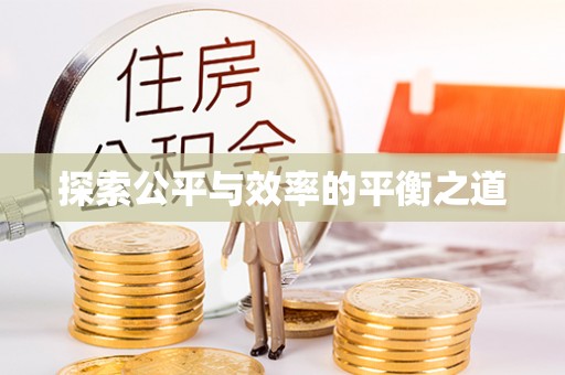 新平探索公平与效率的平衡之道