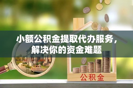新平小额公积金提取代办服务，解决你的资金难题