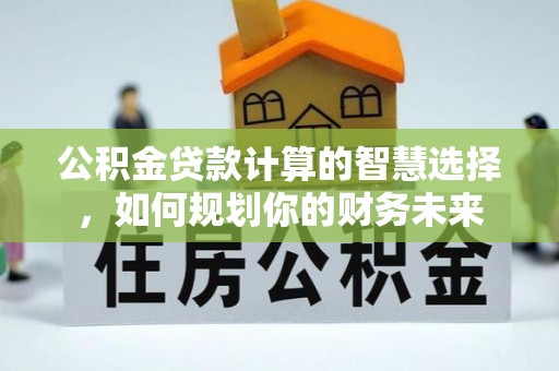 新平公积金贷款计算的智慧选择，如何规划你的财务未来