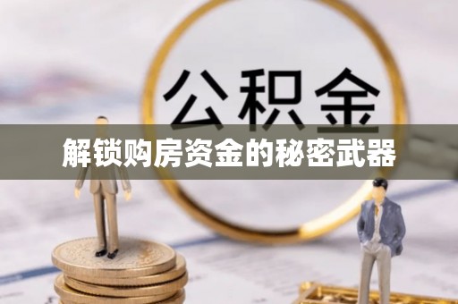 新平解锁购房资金的秘密武器