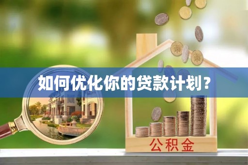 新平如何优化你的贷款计划？
