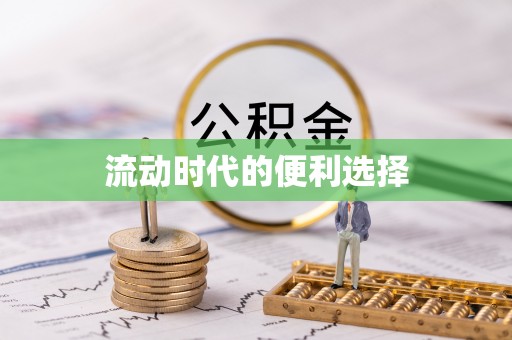 新平流动时代的便利选择