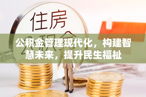 新平公积金管理现代化，构建智慧未来，提升民生福祉